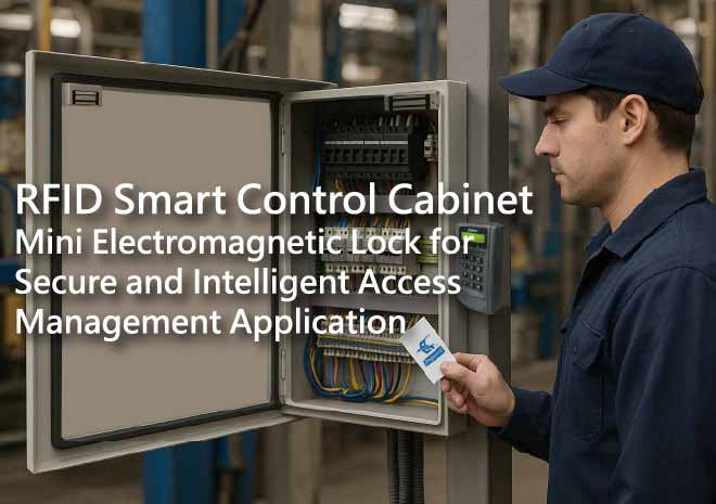 RFID Smart Control Cabinet Application|PML-080A Mini Electromagnetic Lock for Secure and Intelligent Access Management