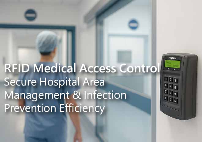 RFID Medical Access Control Secure Hospital Area Management & Infection Prevention Efficiency