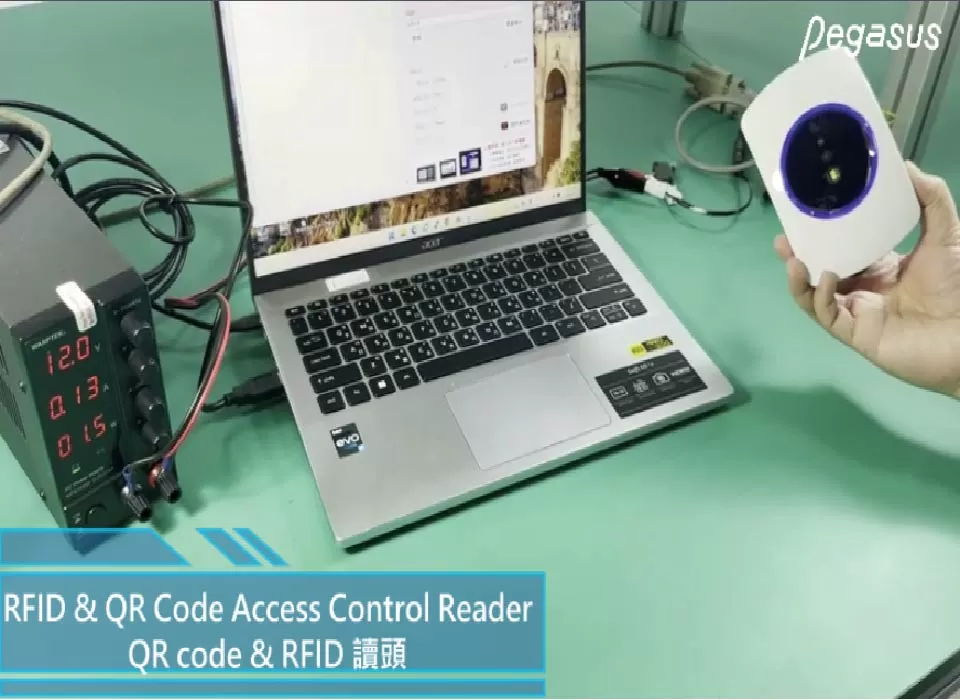 RFID & QR Code Reader PQ-510 | Multi-Format Compatibility & Output Verification