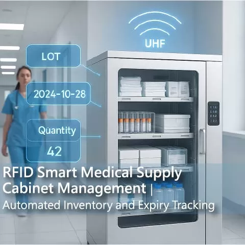 RFID 智慧醫療耗材櫃應用|提升盤點效率、耗材管理與自動警示機制